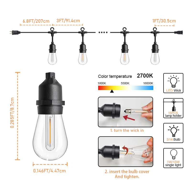 HCP089 S14高压灯串